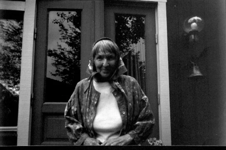 Porträtt av Annelies Schöneck