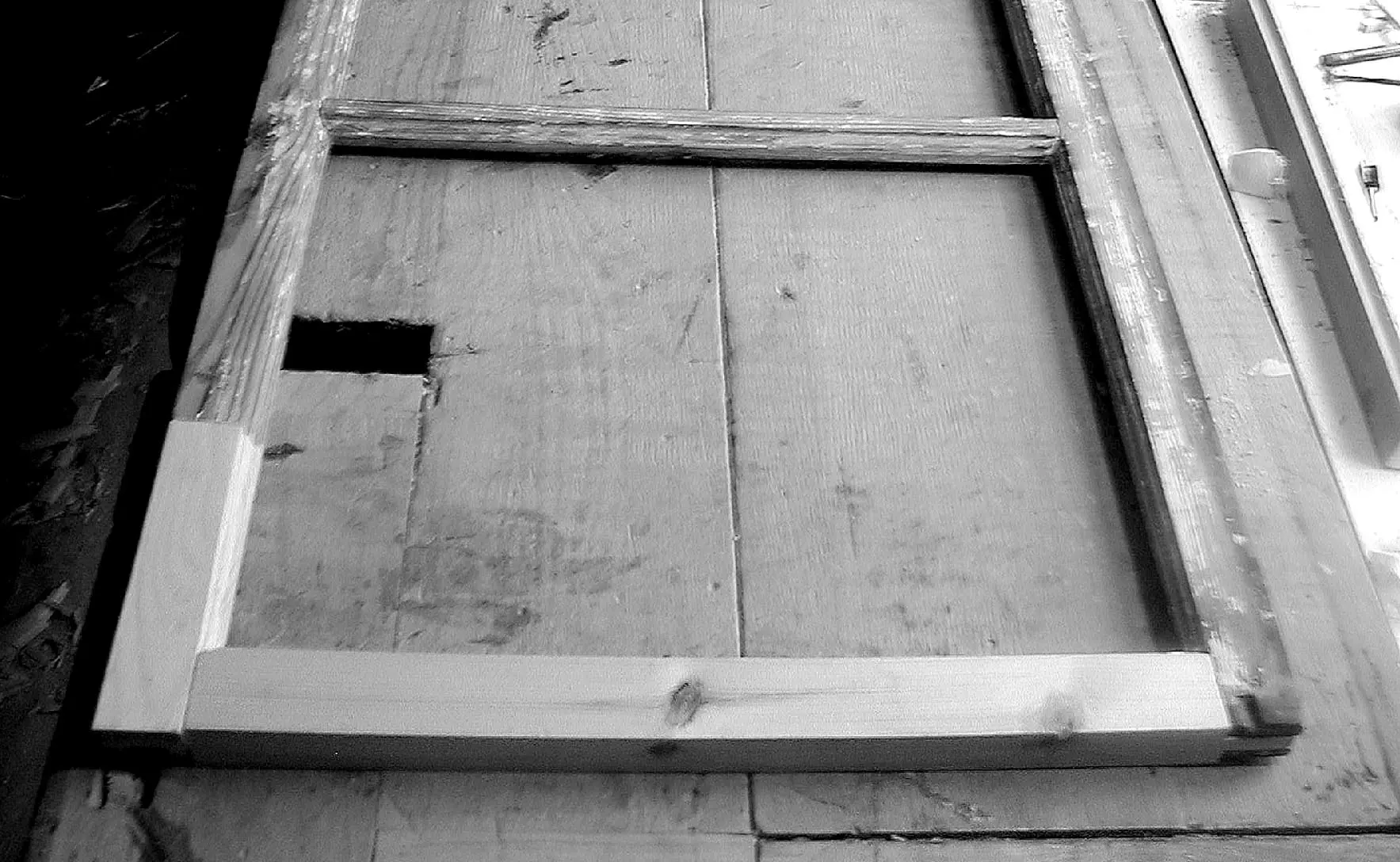 Trälagning av gamla fönster