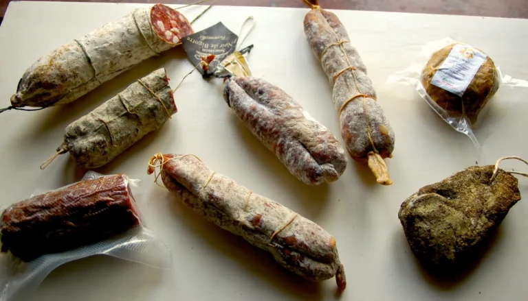 Lufttorkning av skinka och salami