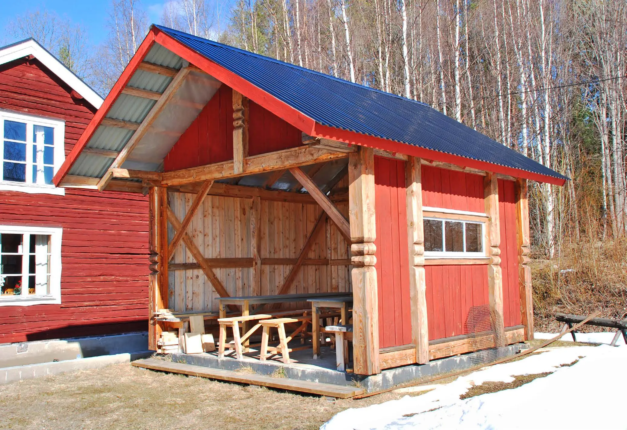 Gapskjul i Lomsjö